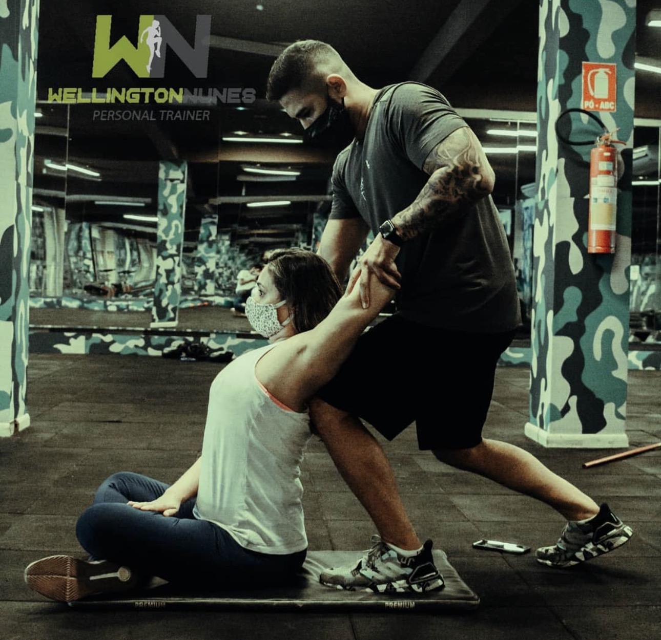 Wellington Nunes orientando aluna